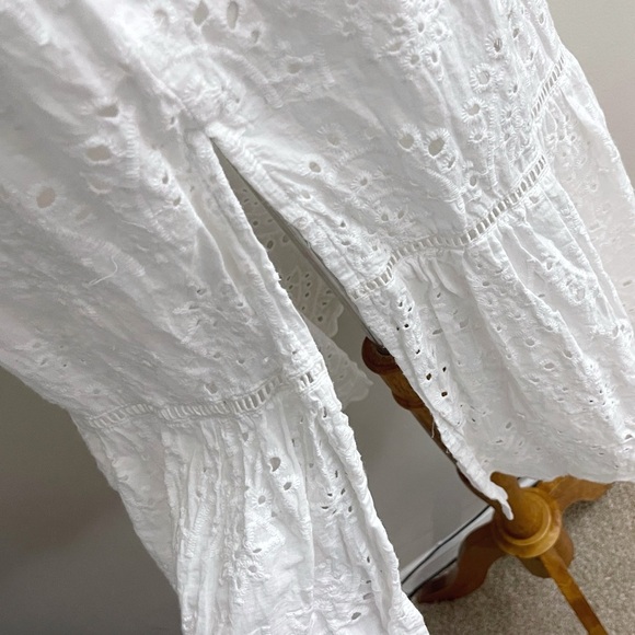 Altar'd State White crochet cut out sundress cottagecore boho fairy summer - Picture 3 of 7